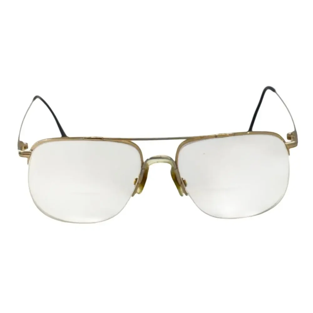 Marchon Flexon GER Flex 17 Gold Eyeglass Frames 59-17-145 Titanium